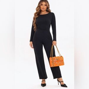DKNY Black Jumpsuit